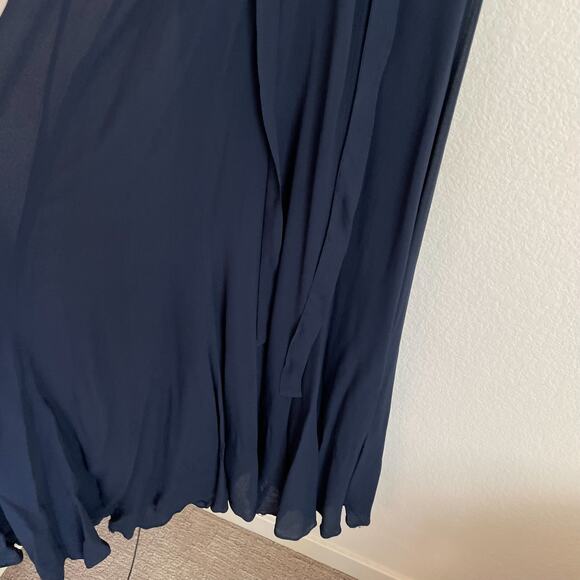 Reformation Navy Blue Maxi Dress Gown - Picture 11 of 14